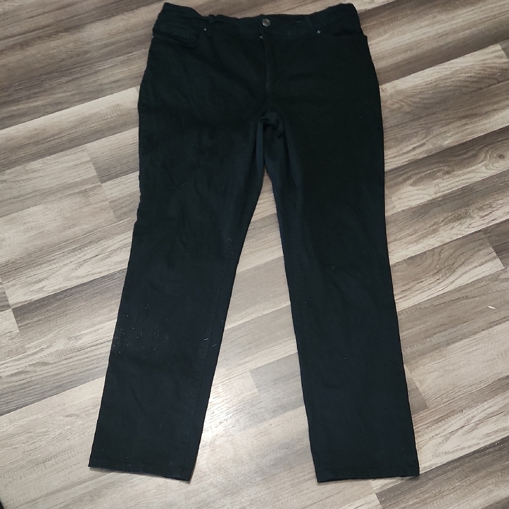 Bandolino AMY Black Jeans Size 12 Inseam 31'